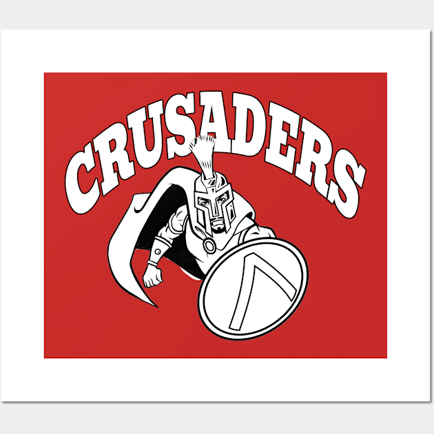 Crusaders Mascot Wall Art by Generic Mascots